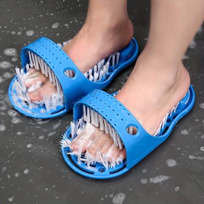 Perfect Picks Market High Reliability Foot Scrub Brush With Suction Cup Dead Skin Remover For Shower & Bathing 1pc