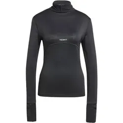 ADIDAS Damen Shirt TECHFIT COLD.RDY Funnel Neck, Größe XS in Grau Grau