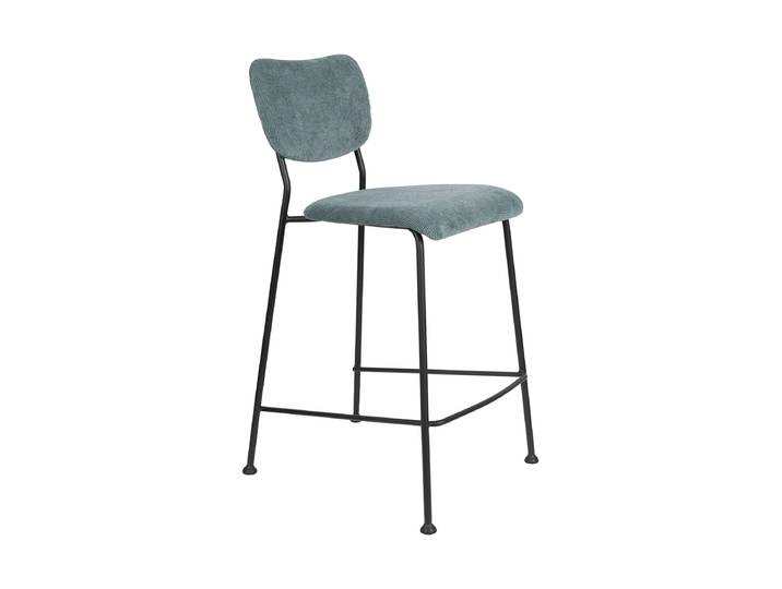 Design Barstuhl „Benson“ Graublau Zuiver