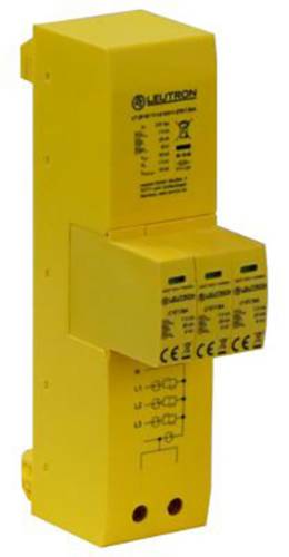 Leutron 381682 LT ZP ST T1+2+3/3+1-275-7.5kA Überspannungsschutzgerät Überspannungsschutz für: Verteilerschrank 30 kA 1St.