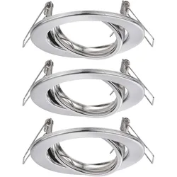 PAULMANN Einbaustrahler 3x40W HV eisen 933.91 GU10 eisen gbürst Aluminium IP20