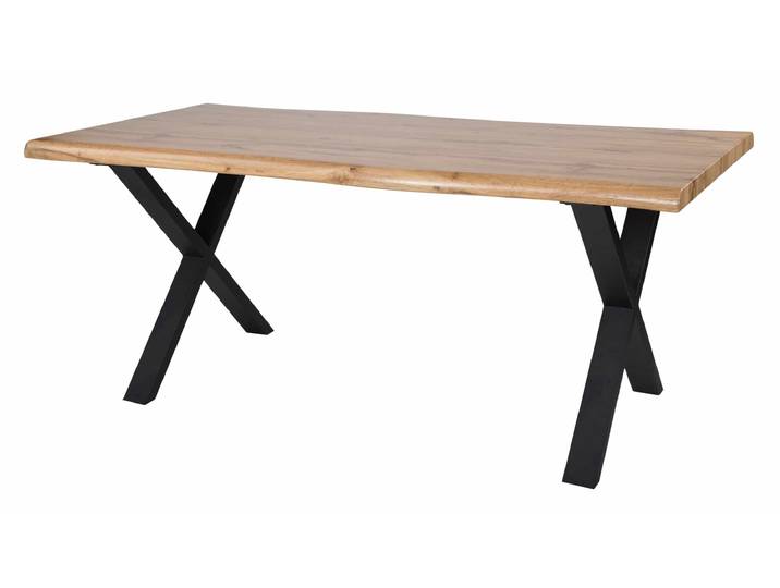 Esstisch Baumkantentisch 180 x 90 cm Wildeiche - LENIA