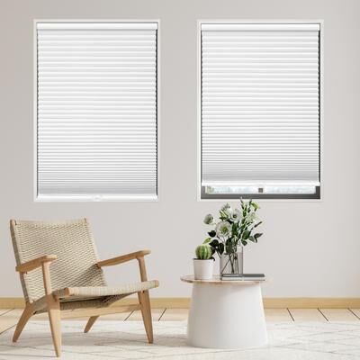 Regal Living 48-inch White Cordless Blackout Cellular Shade
