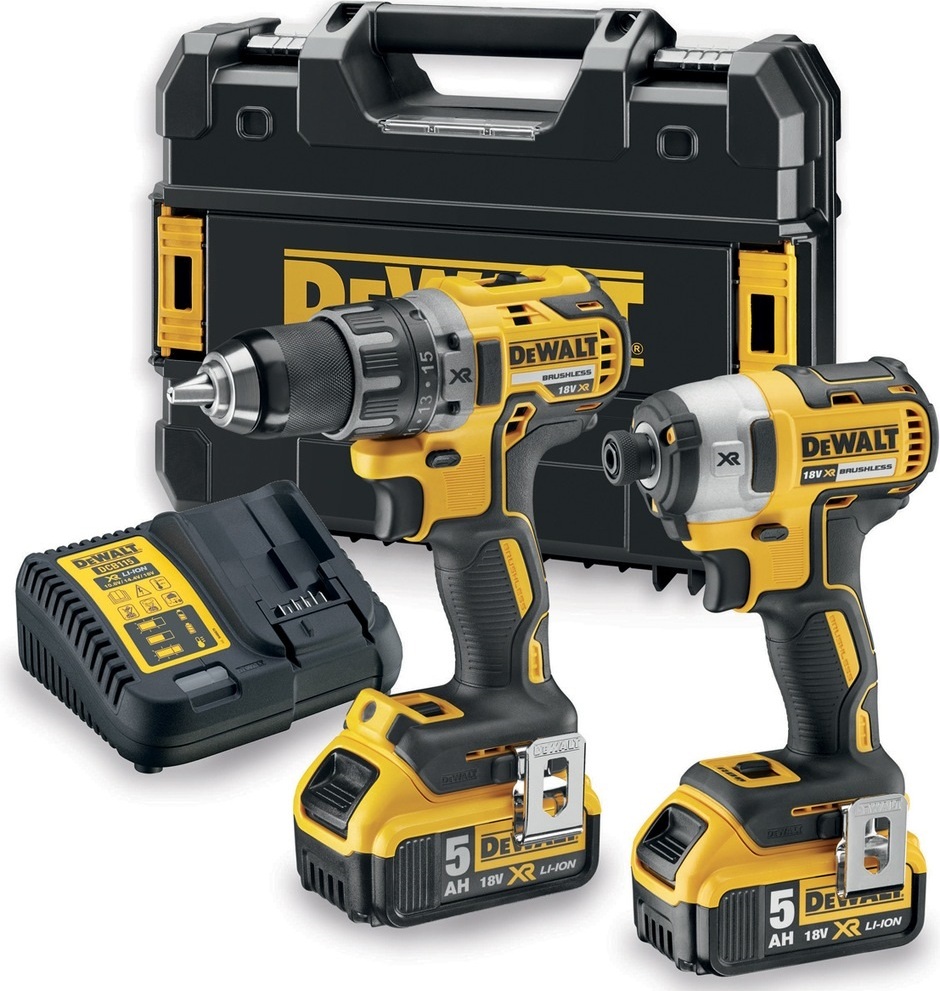 DeWALT DCK268P2T-QW Akkuschrauber/Schlagschrauber Schwarz/Gelb