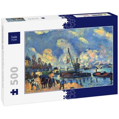 Lais Puzzle Paul Cézanne - Die Seine bei Bercy, Gemälde nach Armand Guillaumin 500 Teile