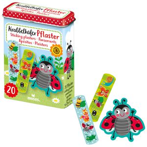 Moses Pflaster Krabbelkäfer, 20 Strips, wasserfest, 2 Größen