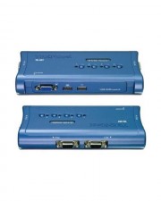 TRENDnet TK 407K KVM-Switch USB 4 x KVM port(s) - 1 lokaler Benutzer - Desktop (TK-407K)