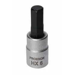 PROXXON 23749 Innensechskant Einsatz 6mm HX6 Antrieb 6,3mm (1/4")