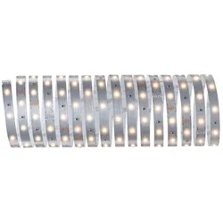 Paulmann LED Strip MaxLED 250 WW, IP20, 24V DC, dimmbar, Silber, 500cm, 19W 2700K 1500lm PAUL-79855