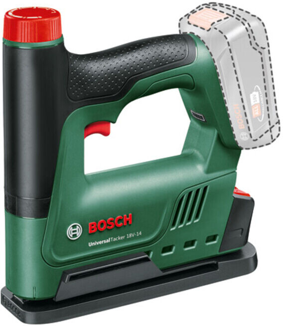 Agrafeuse sans fil UniversalTacker 18V-14 BOSCH avec 1 000 agrafes et une entretoise en papier (06032A7001)