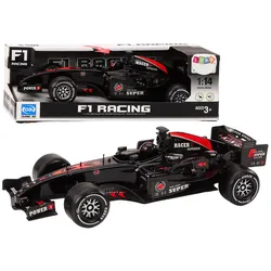 F1-Sportwagen-Rennfahrer, 1:14, schwarze Geräusche