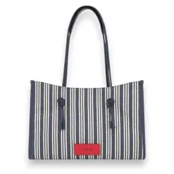 TOUS für Damen. 2002439933 JCQ Sommerurlaub XL Shopper Tasche blau (OSFA), Lässig, Stoff, Marine