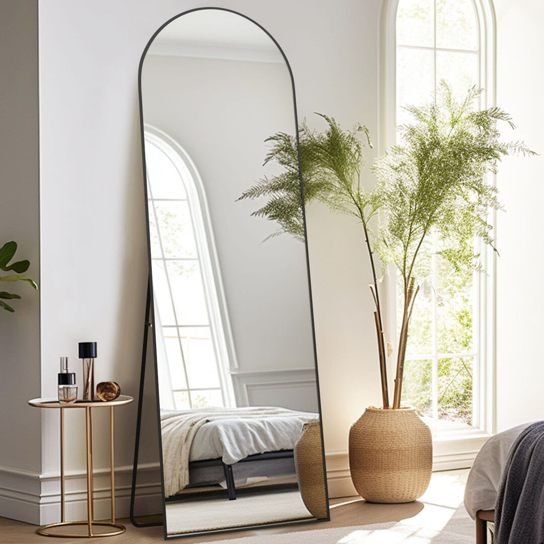 Fairmont Park Arch Full Length Mirror Black 179 cm H x 65 cm W