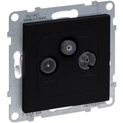 Legrand Einsatz Seano Schwarz 765369 5 St.