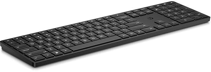 HP 450 Programmable Wireless Keyboard – 20+ Programmable Keys, Adjustable Incline, 20+ Month Battery, 60% Recycled Materials - Black, New