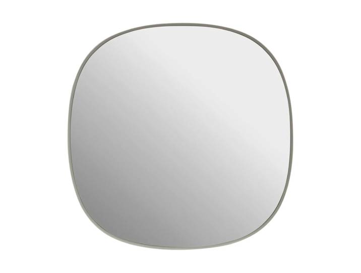 Muuto Miroir Framed Gris-transparent, 40x40 cm