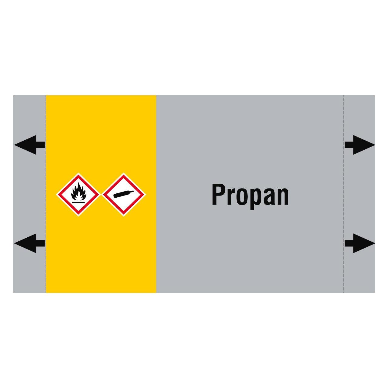 Brady ISO 20560 Rohrmarkierer - Gas (318426)