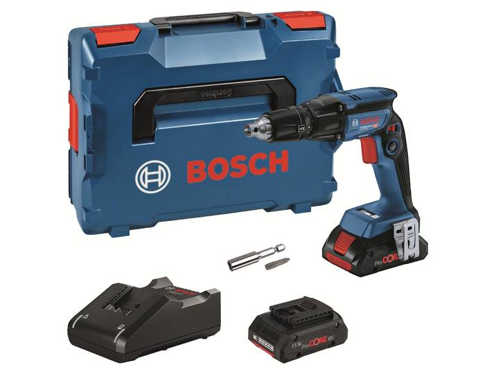 BOSCH Professional 06019K7002 AKTION: BOSCH Professional GTB 18V-45 Trockenbauschrauber-Set 18\,0 V + GRATIS Bosch-Prämie