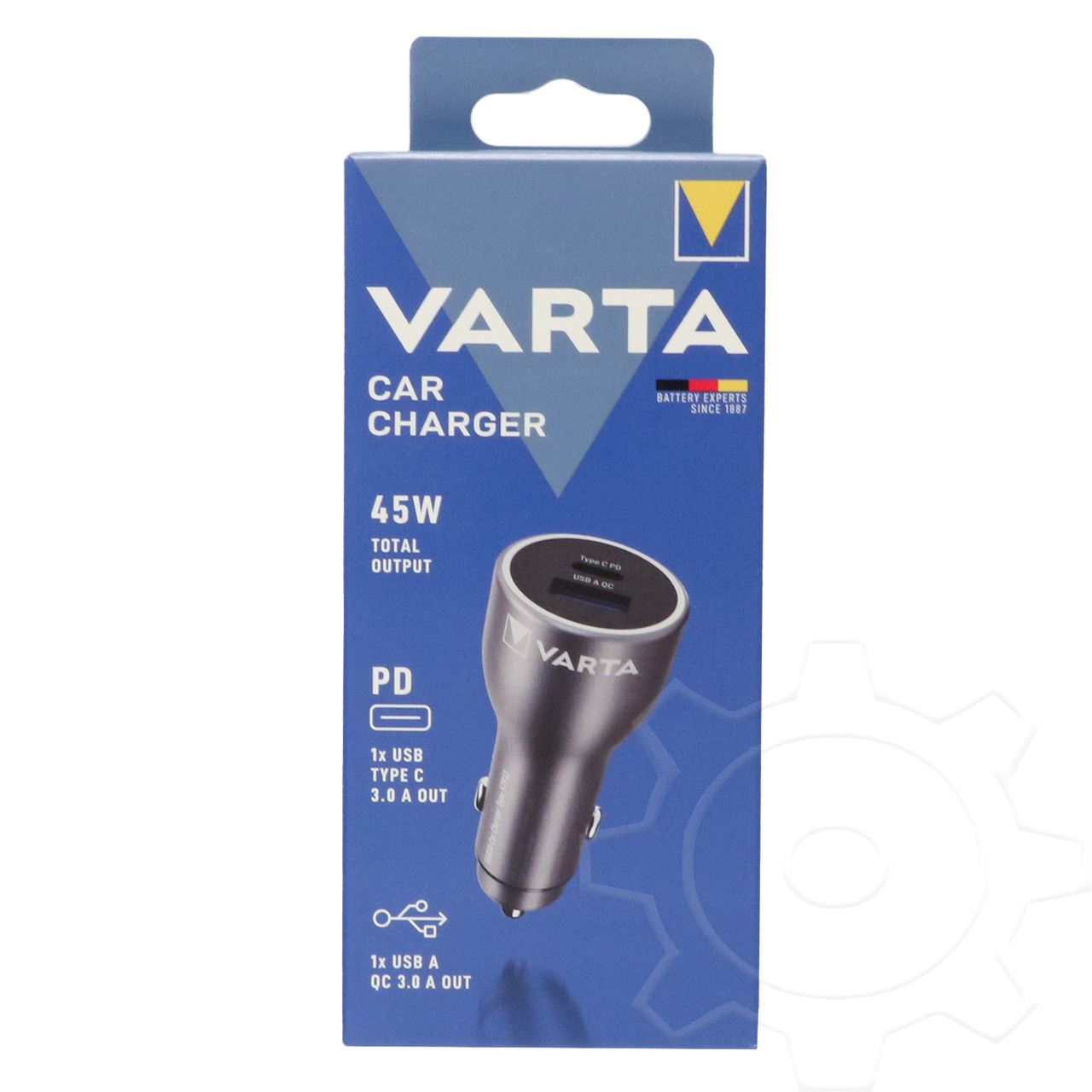 Varta Ladegerät 45W Car Charger 1x USB-A 1x USB-C