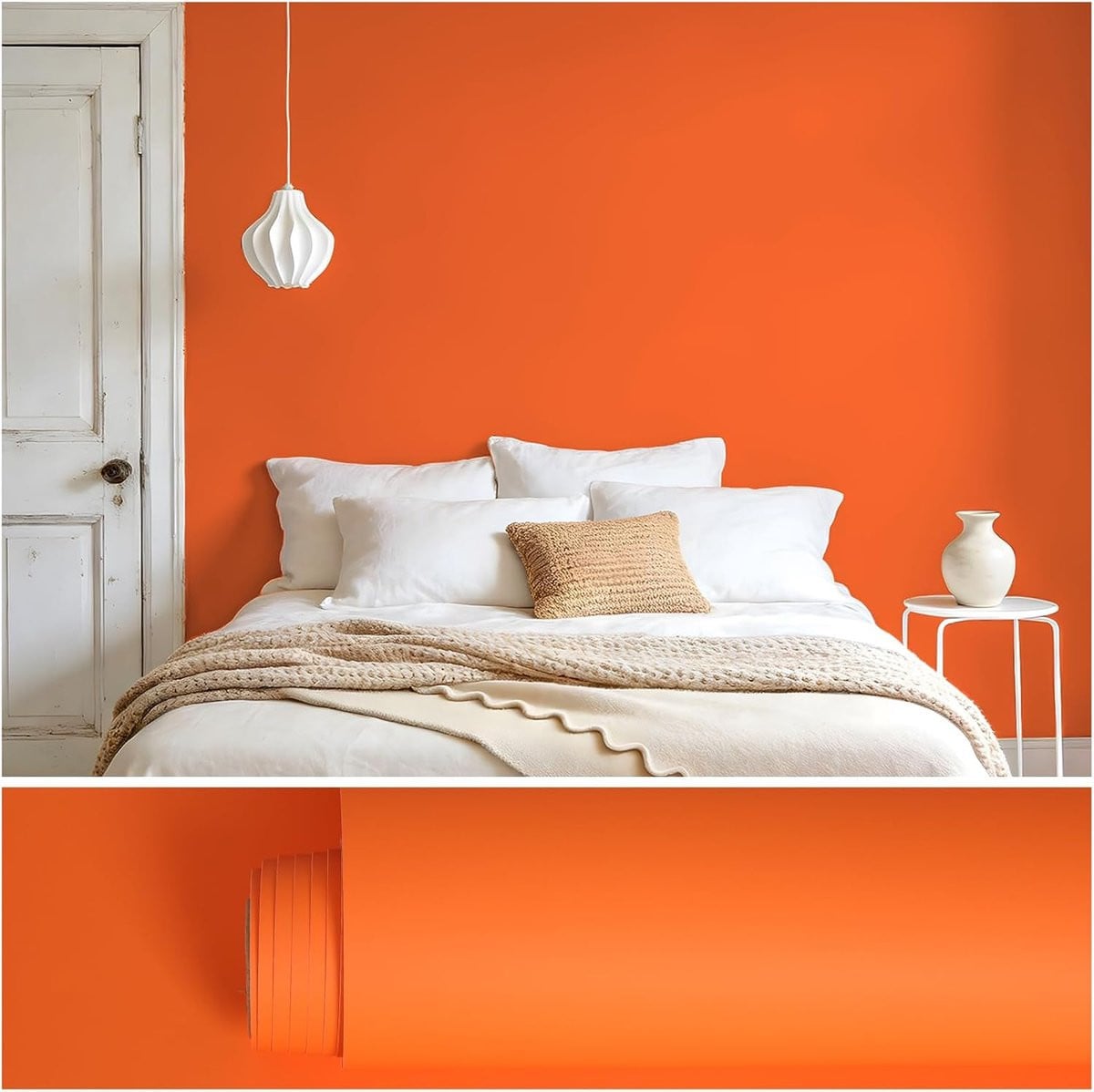 Plakfolie voor meubels en keuken - Oranje - 40 x 300 cm