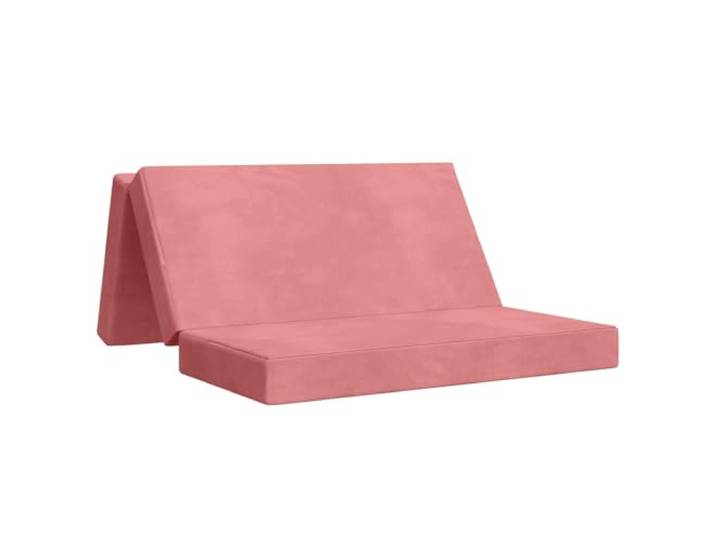 Klappbares Schlafsofa, 160 x 67 x 45 cm, Rosa Weiches und atmungsaktives Polyestergewebe, leichte Schaumstoffpolsterung, manuell verstellbarer Mechanismus