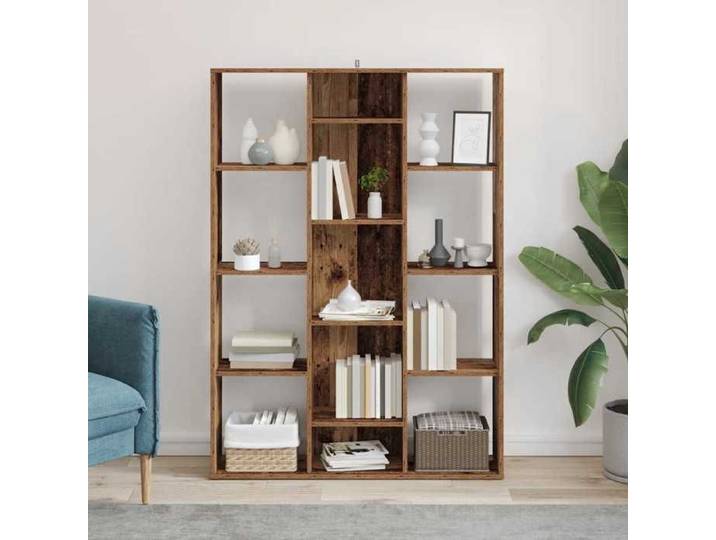 SEASON SALE Séparateur de pièce/bibliothèque - KEETHE - Séparateur de pièces - Meuble de salon - vieux bois 100x24x140 cm 2996525