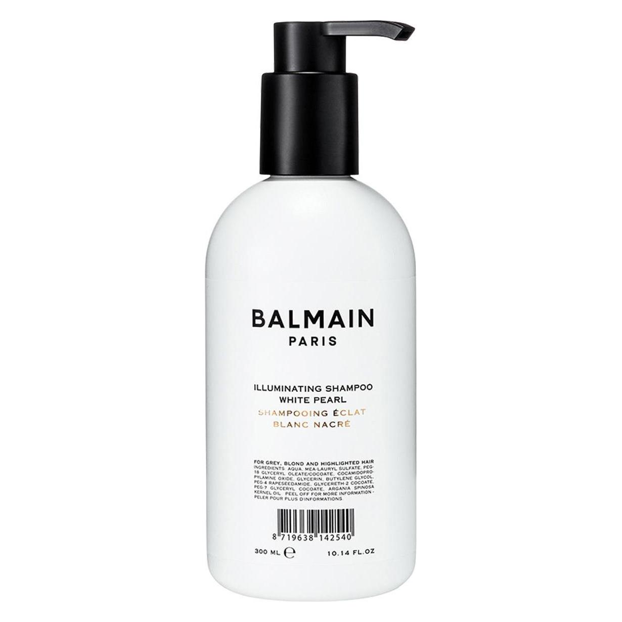 Balmain Illuminating Shampoo White Pearl, Nicht-professionell, Shampoo, Blond, Blond, Grau, 300 ml (Flüssiges Shampoo, 300 ml) (8719638142540)