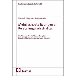 Mehrfachbeteiligungen an Personengesellschaften, Fachbücher von Hannah Stieghorst-Roggermaier