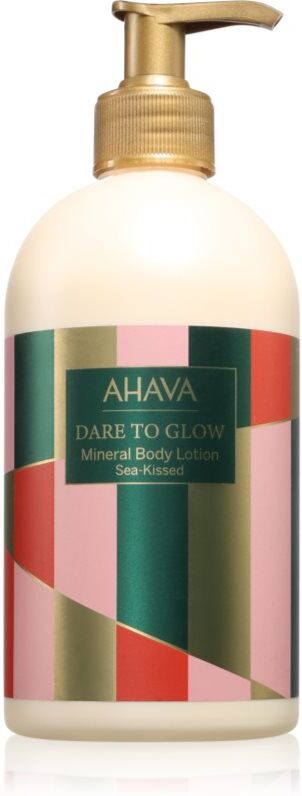 AHAVA Dare to Glow Sea Kissed lait corporel nourrissant aux minéraux de la mer Morte 500 ml