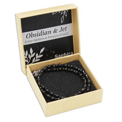 Obsidian Saphira Edelsteinkette