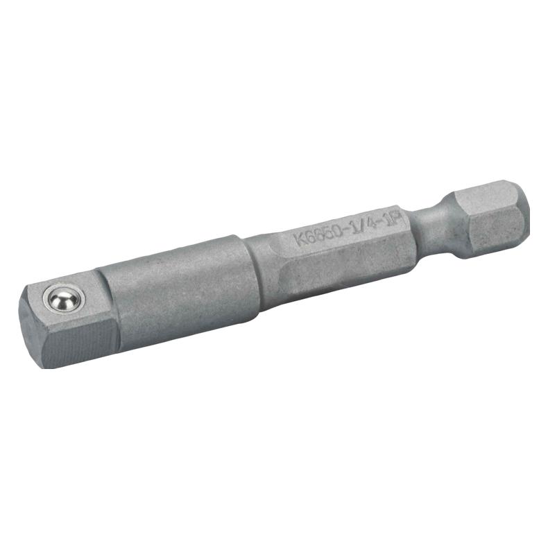 Irimo Verbindungsteil 1/4" Aussensechskant auf 1/4" Aussenvierkant 50 mm - Einzelverpackung (40276488)