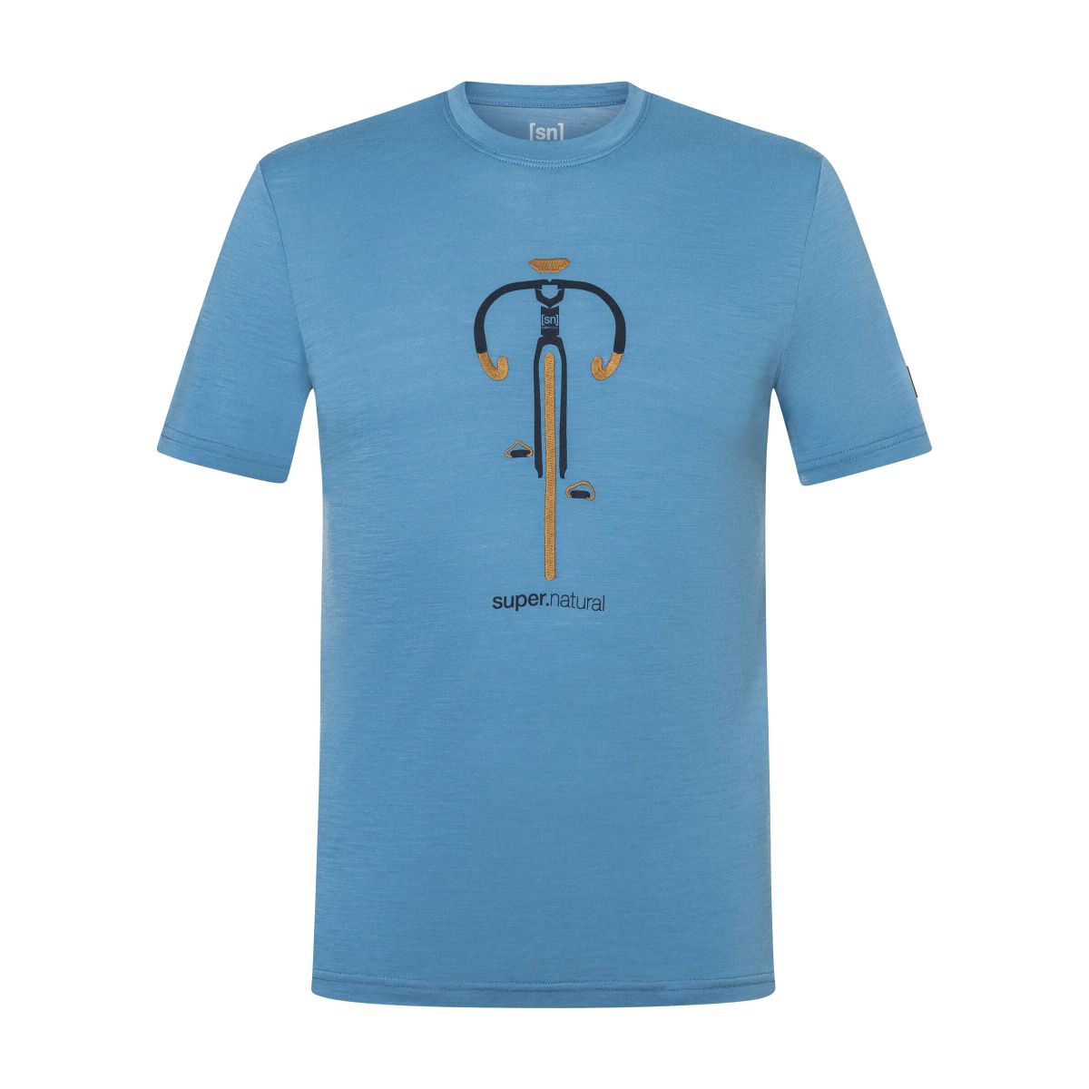 Super.Natural M Vintage Bike Tee blue heaven/blueberry/dried tobacco (54I) L SNMP0118754IL