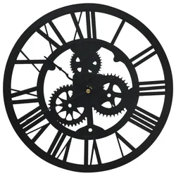 vidaXL Wanduhr Schwarz 30 cm Acryl