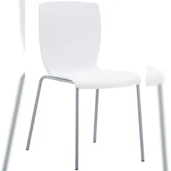 CLP Stapelstuhl Mio weiß