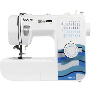 Brother Nähmaschine RH137, für Anfänger, 37 Stichprogramme, Freiarm, mechanisch, 3 Stück