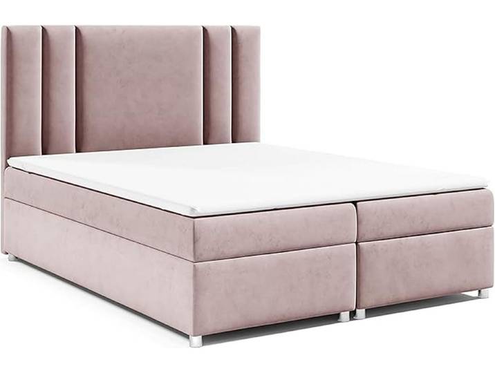Best for Home Boxspringbett mit Bettkasten, Federkern & 7 cm Komfort-Topper (Komplettset, 1-St., 140x200 160x200 180x200 200x200 cm), inkl. Lieferung bis in die Wohnung, TOP- Preis-Leistungs-Verhältnis