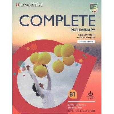 Complete Preliminary Student's Book Without Answers with Online Practice, Taschenbuch von Emma Heyderman,Peter May, Cambridge University Press,