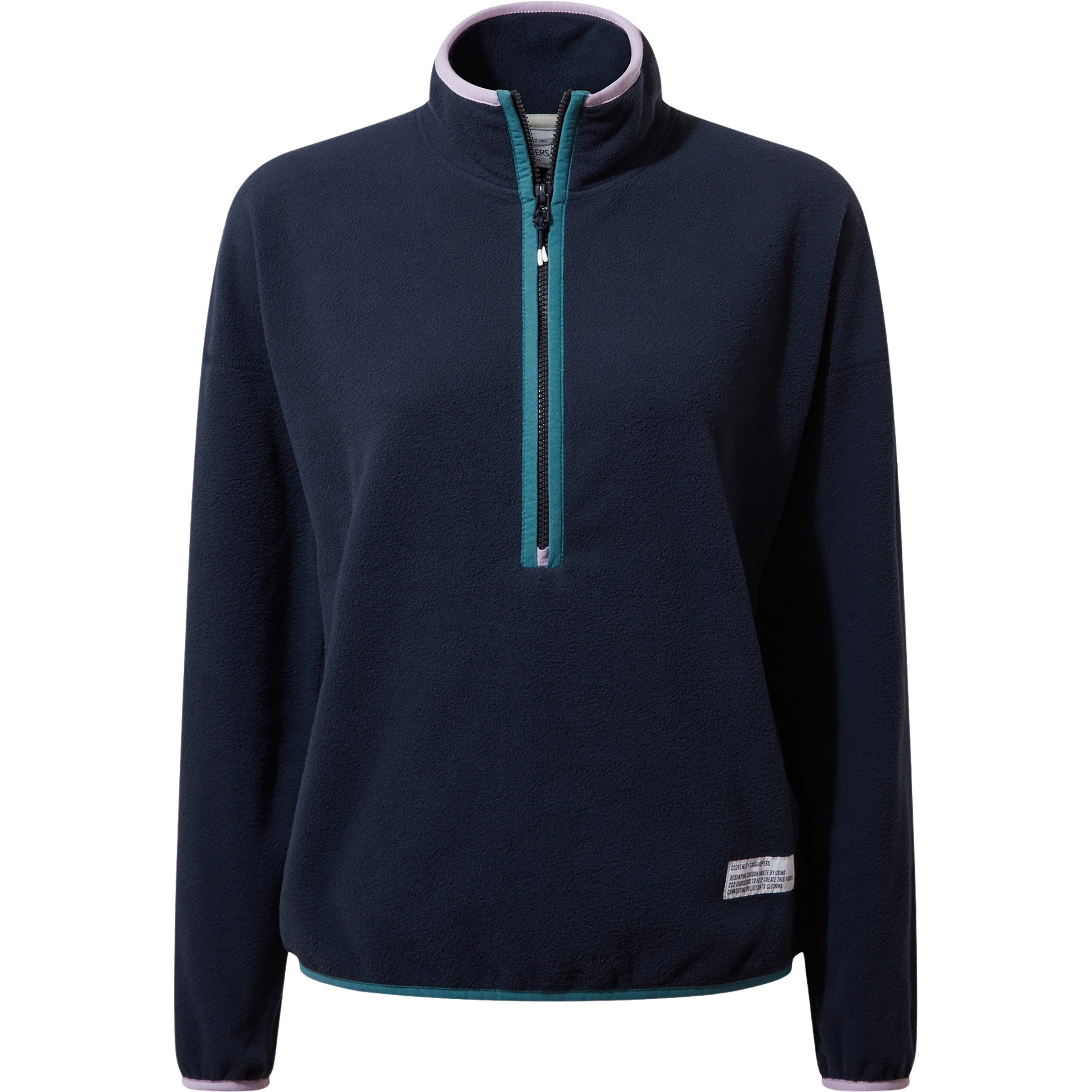 Craghoppers Co2 Renu Fleece Damen Pullover blau Größe XXL Trekking Elastisch