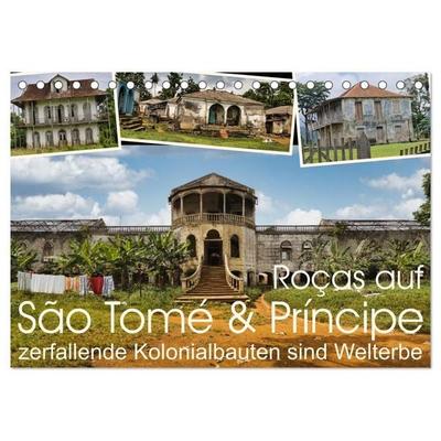 Roças auf São Tomé & Príncipe (Tischkalender 2027 DIN A5 quer), CALVENDO Monatskalender