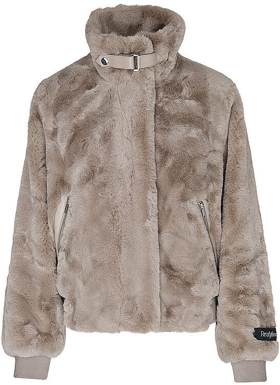 RINO&PELLE Jacke in Felloptik AMBRA beige   40 40