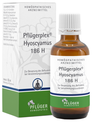 Homöopathisches Laboratorium Alexander Pflüger GmbH & Co. KG PFLÜGERPLEX Hyoscyamus 186 H Tropfen 50 ml 03866125