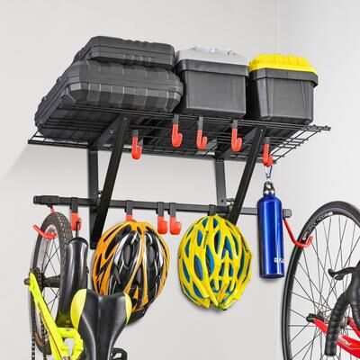 ZACHVO Garage Wall Organizer, Bike Hanger, Bike Hooks