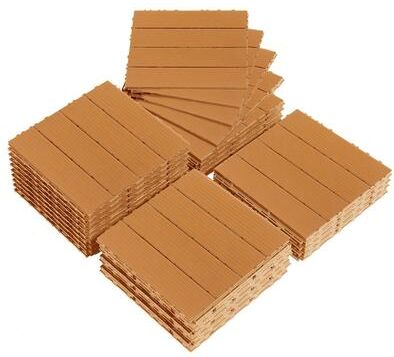 NO 27PCS Outdoor Deck Light Brown/Light Coffee Plastic Waterproof