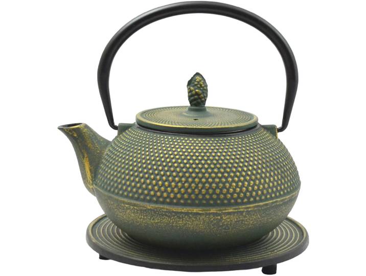 Teekanne Therese Grün/Gold Gusseisen 1.2 l
