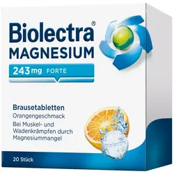 Biolectra Magnesium 243 mg forte Orange bei Magnesiummangel 20 St