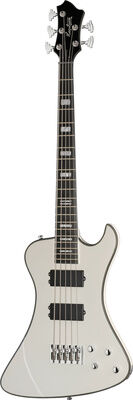 Hagstrom Nekromant 5 White Gloss Weiß Hochglanz