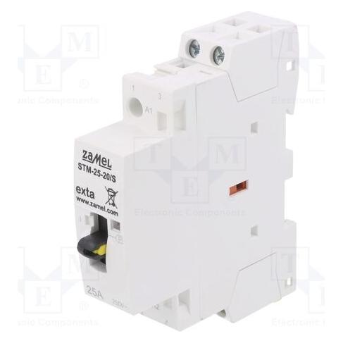 Zamel Schütz: 2-Richtung Installation 25A 230VAC NO x2 STM -5÷60°C (STM-25-20/S)