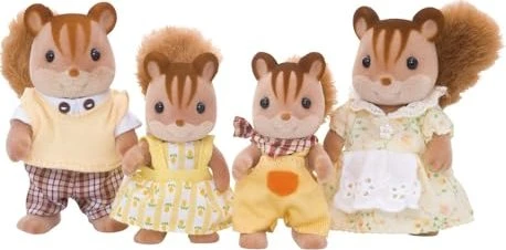 Sylvanian Families - Walnuss Eichhörnchen: Familie Knacks