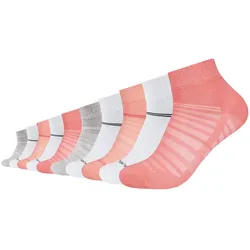 10er Pack camano Mesh Ventilation Quarter Socken 3100 - lantana 35-38