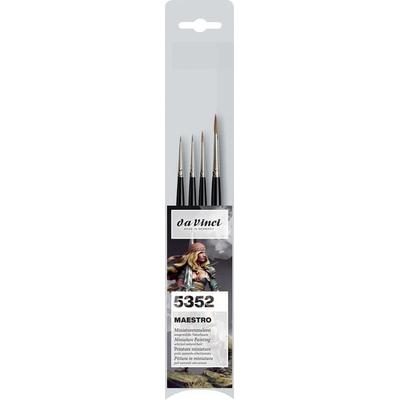 da Vinci Pinselset Maestro Kolinsky Miniaturen 4er Set